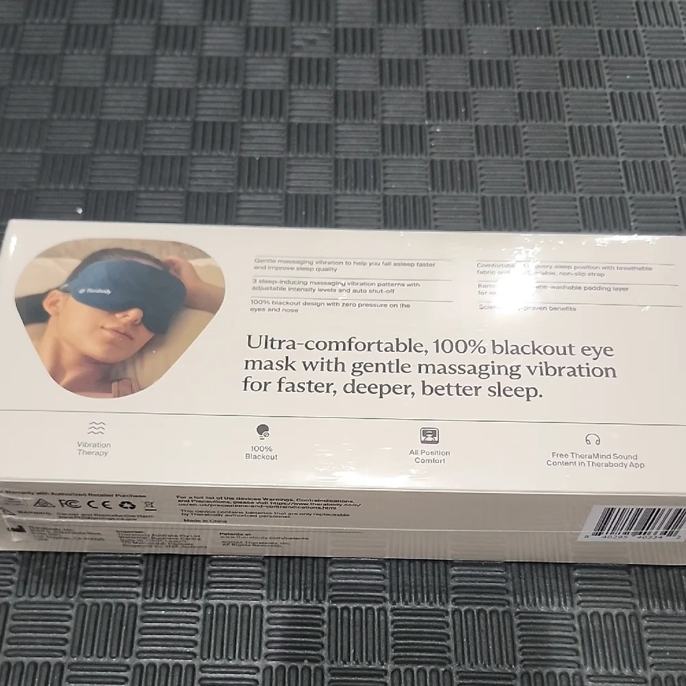 Therabody SleepMask in Deep Blue